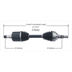 Order New CV Shaft by WORLDPARTS - 179142 For Your Vehicle