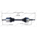 Order New CV Shaft by WORLDPARTS - 179150 For Your Vehicle