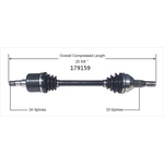 Order WORLDPARTS - 179159 - New CV Shaft For Your Vehicle