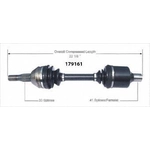 Order New CV Shaft by WORLDPARTS - 179161 For Your Vehicle
