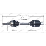Order New CV Shaft by WORLDPARTS - 179161 For Your Vehicle