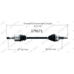 Order New CV Shaft by WORLDPARTS - 179171 For Your Vehicle