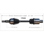 Order New CV Shaft by WORLDPARTS - 179202 For Your Vehicle