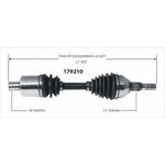 Order New CV Shaft by WORLDPARTS - 179210 For Your Vehicle