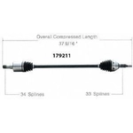 Order New CV Shaft by WORLDPARTS - 179211 For Your Vehicle
