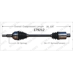 Order New CV Shaft by WORLDPARTS - 179212 For Your Vehicle