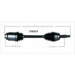 Order New CV Shaft by WORLDPARTS - 179213 For Your Vehicle