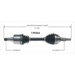 Order New CV Shaft by WORLDPARTS - 179222 For Your Vehicle