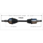 Order New CV Shaft by WORLDPARTS - 179223 For Your Vehicle