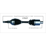 Order Arbre CV neuf par WORLDPARTS - 179227 For Your Vehicle
