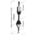 Order Arbre CV neuf par WORLDPARTS - 179233 For Your Vehicle