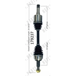 Order Arbre CV neuf par WORLDPARTS - 179237 For Your Vehicle