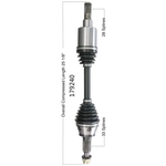 Order New CV Shaft by WORLDPARTS - 179240 For Your Vehicle