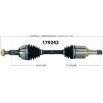 Order New CV Shaft by WORLDPARTS - 179243 For Your Vehicle