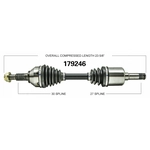 Order New CV Shaft by WORLDPARTS - 179246 For Your Vehicle