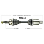 Order New CV Shaft by WORLDPARTS - 179248 For Your Vehicle