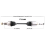 Order New CV Shaft by WORLDPARTS - 179263 For Your Vehicle