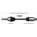 Order New CV Shaft by WORLDPARTS - 179264 For Your Vehicle