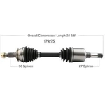 Order New CV Shaft by WORLDPARTS - 179275 For Your Vehicle