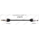 Order Arbre CV neuf par WORLDPARTS - 179279 For Your Vehicle