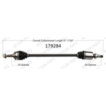 Order Arbre CV neuf by WORLDPARTS - 179284 For Your Vehicle