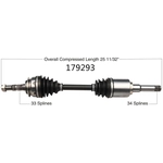 Order New CV Shaft by WORLDPARTS - 179293 For Your Vehicle