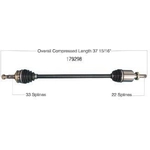 Order New CV Shaft by WORLDPARTS - 179298 For Your Vehicle