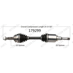 Order New CV Shaft by WORLDPARTS - 179299 For Your Vehicle