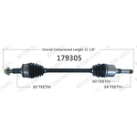Order New CV Shaft by WORLDPARTS - 179305 For Your Vehicle