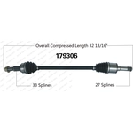 Order New CV Shaft by WORLDPARTS - 179306 For Your Vehicle