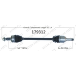 Order New CV Shaft by WORLDPARTS - 179312 For Your Vehicle