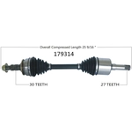 Order New CV Shaft by WORLDPARTS - 179314 For Your Vehicle