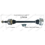 Order New CV Shaft by WORLDPARTS - 179316 For Your Vehicle