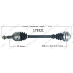 Order New CV Shaft by WORLDPARTS - 179321 For Your Vehicle