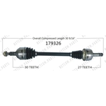 Order New CV Shaft by WORLDPARTS - 179326 For Your Vehicle