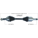 Order New CV Shaft by WORLDPARTS - 179327 For Your Vehicle