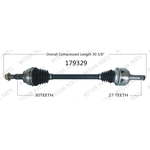 Order New CV Shaft by WORLDPARTS - 179329 For Your Vehicle