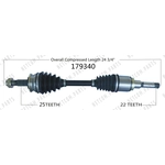 Order New CV Shaft by WORLDPARTS - 179340 For Your Vehicle
