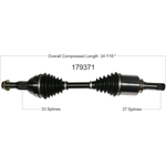 Order New CV Shaft by WORLDPARTS - 179371 For Your Vehicle