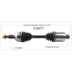 Order New CV Shaft by WORLDPARTS - 179377 For Your Vehicle