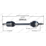 Order New CV Shaft by WORLDPARTS - 189016 For Your Vehicle