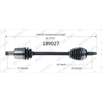Order Arbre CV neuf par WORLDPARTS - 189027 For Your Vehicle