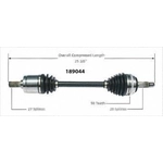 Order Arbre CV neuf by WORLDPARTS - 189044 For Your Vehicle