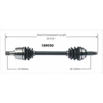Order New CV Shaft by WORLDPARTS - 189050 For Your Vehicle