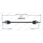 Order New CV Shaft by WORLDPARTS - 189053 For Your Vehicle