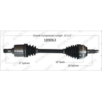 Order Arbre CV neuf par WORLDPARTS - 189063 For Your Vehicle