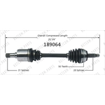 Order New CV Shaft by WORLDPARTS - 189064 For Your Vehicle