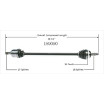 Order Arbre CV neuf par WORLDPARTS - 189090 For Your Vehicle