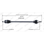 Order New CV Shaft by WORLDPARTS - 189100 For Your Vehicle