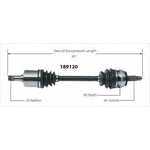 Order Arbre CV neuf par WORLDPARTS - 189120 For Your Vehicle
